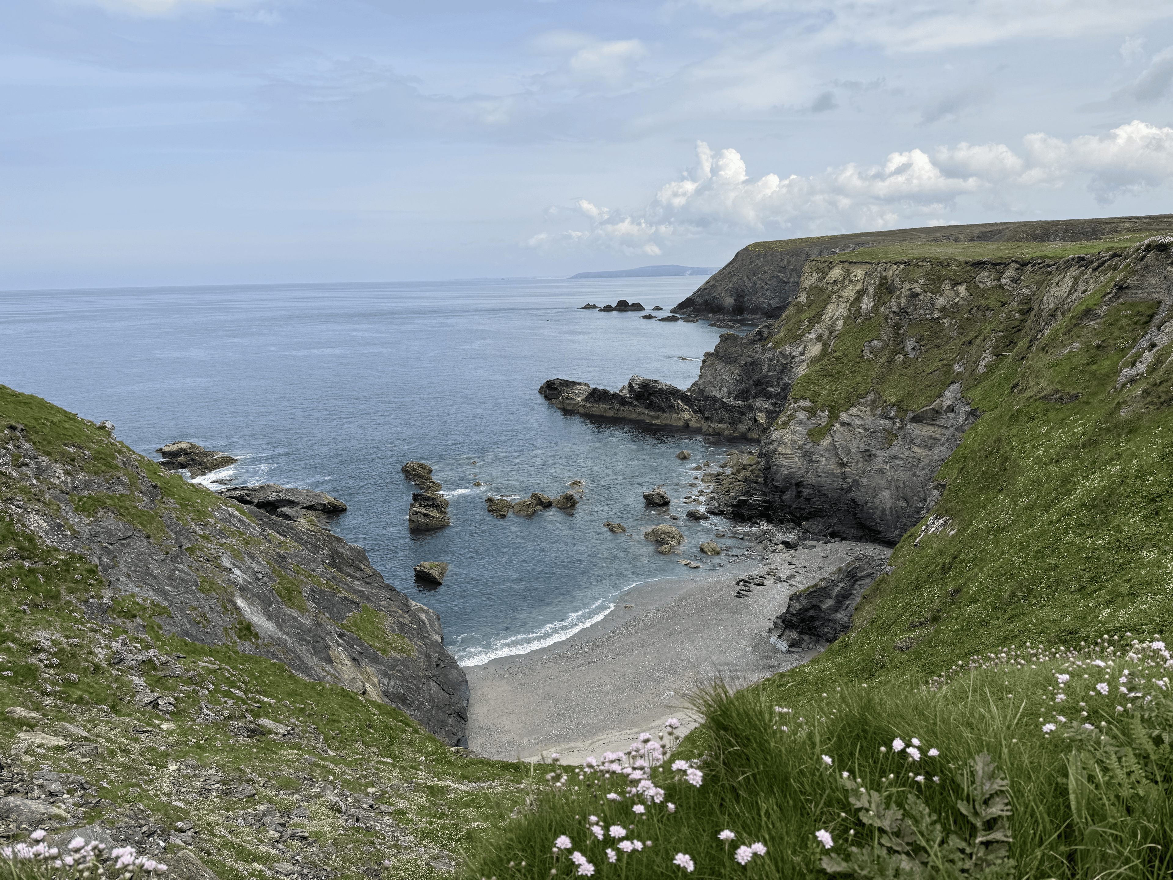 Cornwall coastal landscape